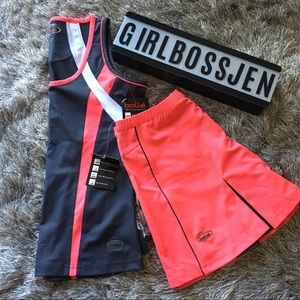NWT Bolle Tennis Sportswear Tank and Skort Bundle
